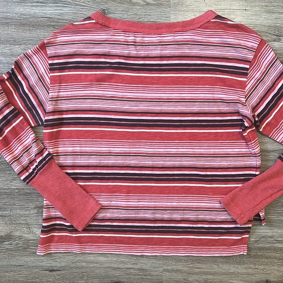 ANTHROPOLOGIE Pilcro BOXY HERITAGE PULLOVER BLOUSE TOP Size XS - Picture 3 of 6